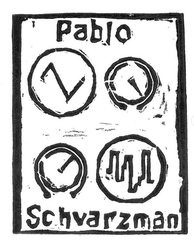 Pablo Schvarzman Ex-Libris Abstract Nature - Pablo Schvarzman